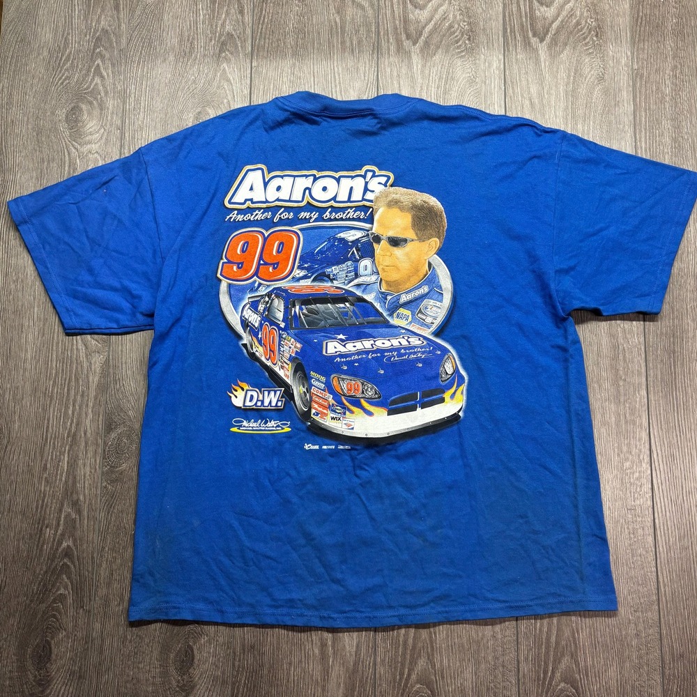 Vintage Nascar T Shirt Black XL 2000s Streetwear Chase Y2k Aarons New